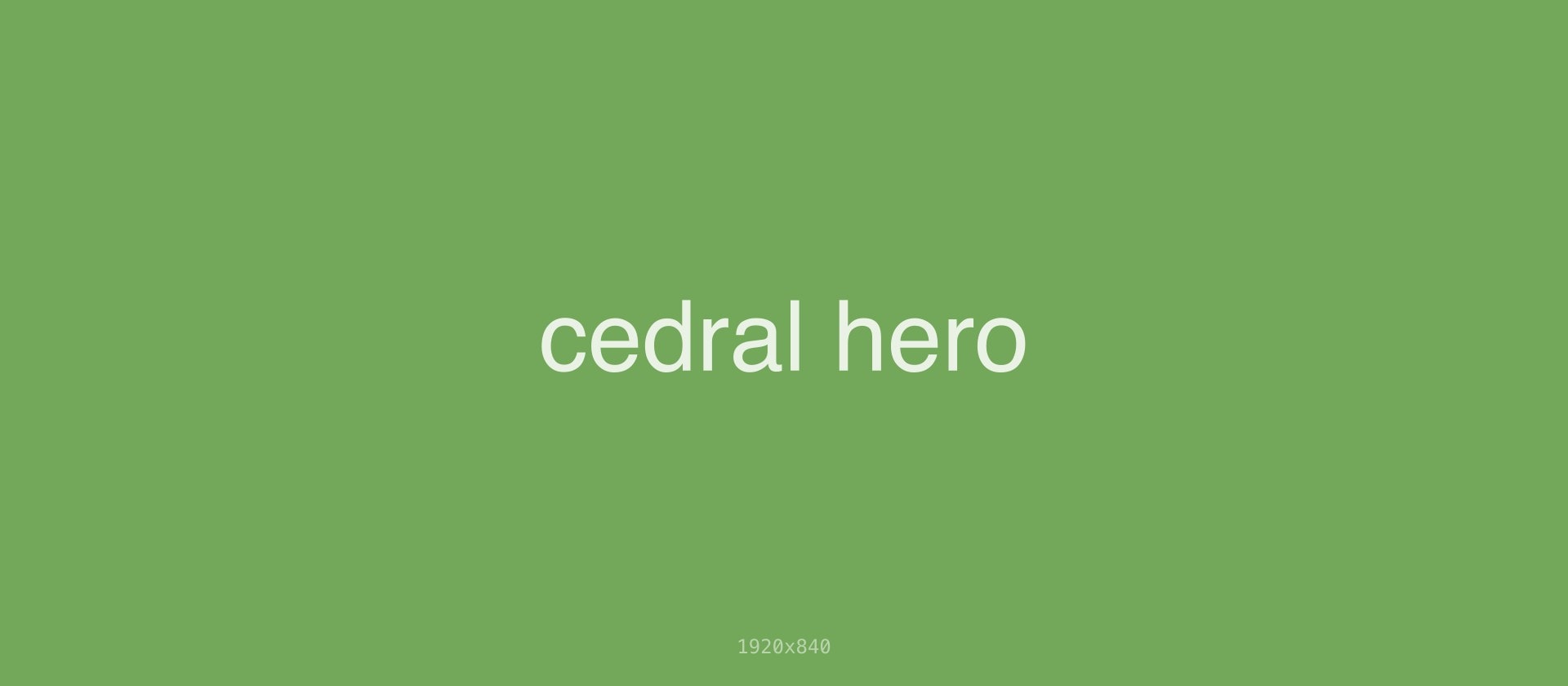 Cedral